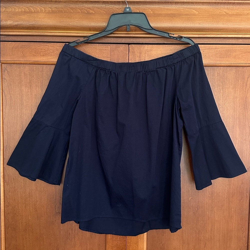 Michaels Kors Off the Shoulder Bell Sleeved Blouse Small